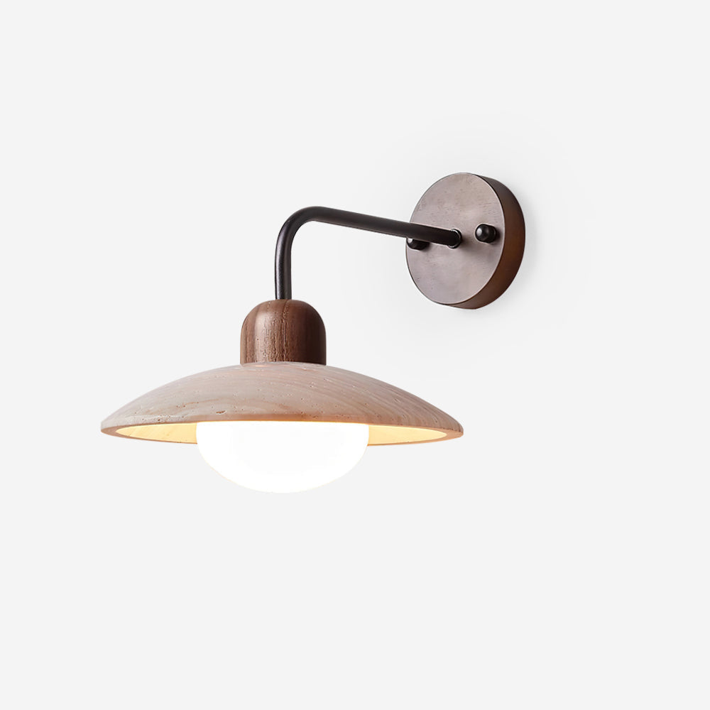 Aria Wall Lamp Vintage  Travertine