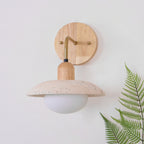 Aria Wall Lamp Vintage  Travertine