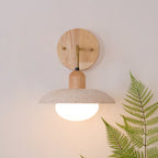 Aria Wall Lamp Vintage  Travertine
