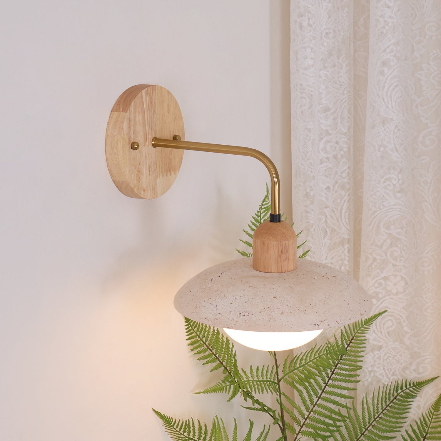 Winel Wall Lamp Vintage Travertine