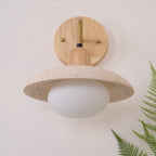 Aria Wall Lamp Vintage  Travertine