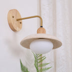 Aria Wall Lamp Vintage  Travertine