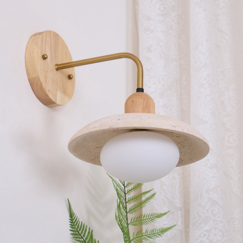 Winel Wall Lamp Vintage Travertine