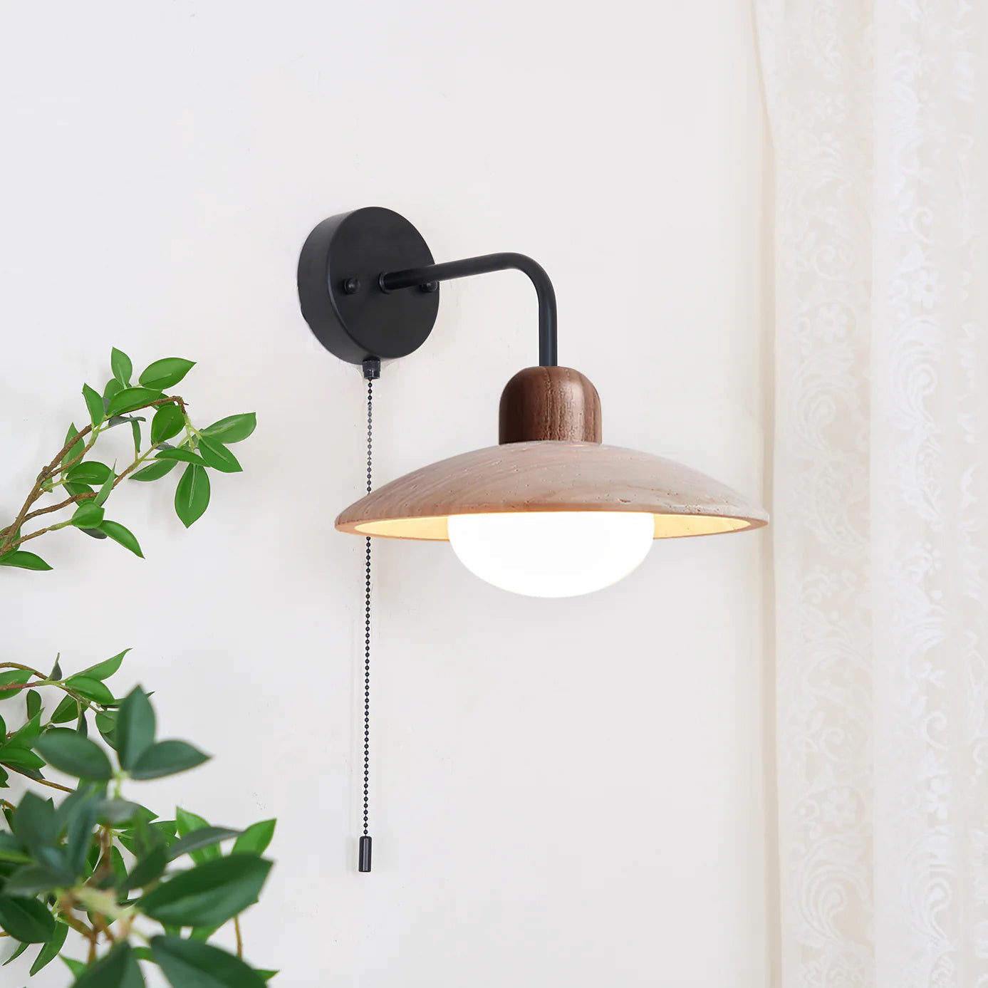 Cavone Travertine Wall Sconce