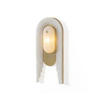 Sytalion Arch Alabaster Wall Light