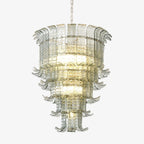 Aurora Chandelier Cascade Murano Glass Tiered Vintage