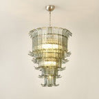 Aurora Chandelier Cascade Murano Glass Tiered Vintage
