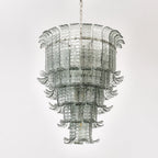 Aurora Chandelier Cascade Murano Glass Tiered Vintage