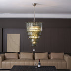 Aurora Chandelier Cascade Murano Glass Tiered Vintage