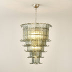 Aurora Chandelier Cascade Murano Glass Tiered Vintage
