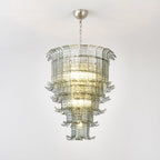 Aurora Chandelier Cascade Murano Glass Tiered Vintage