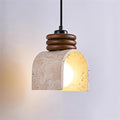 Ritta Pendant Light Travertine  Arched
