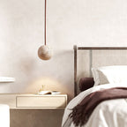 Trio Travertine Pendant Light