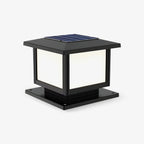 Ray Pavilion-style Square Solar Outdoor Post Light