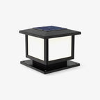Ray Pavilion-style Square Solar Outdoor Post Light