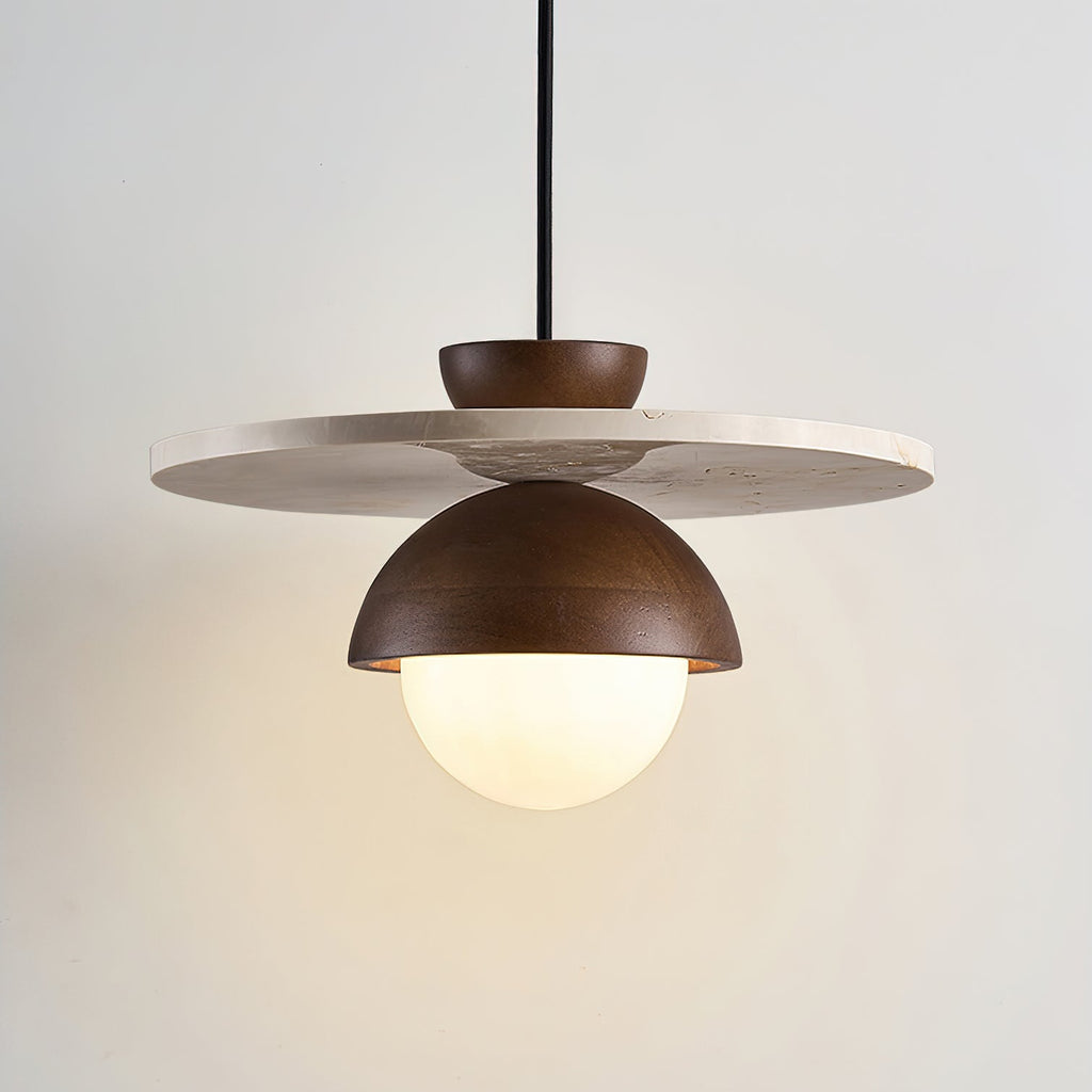 Ritta Travertine Layered Pendant Lamp