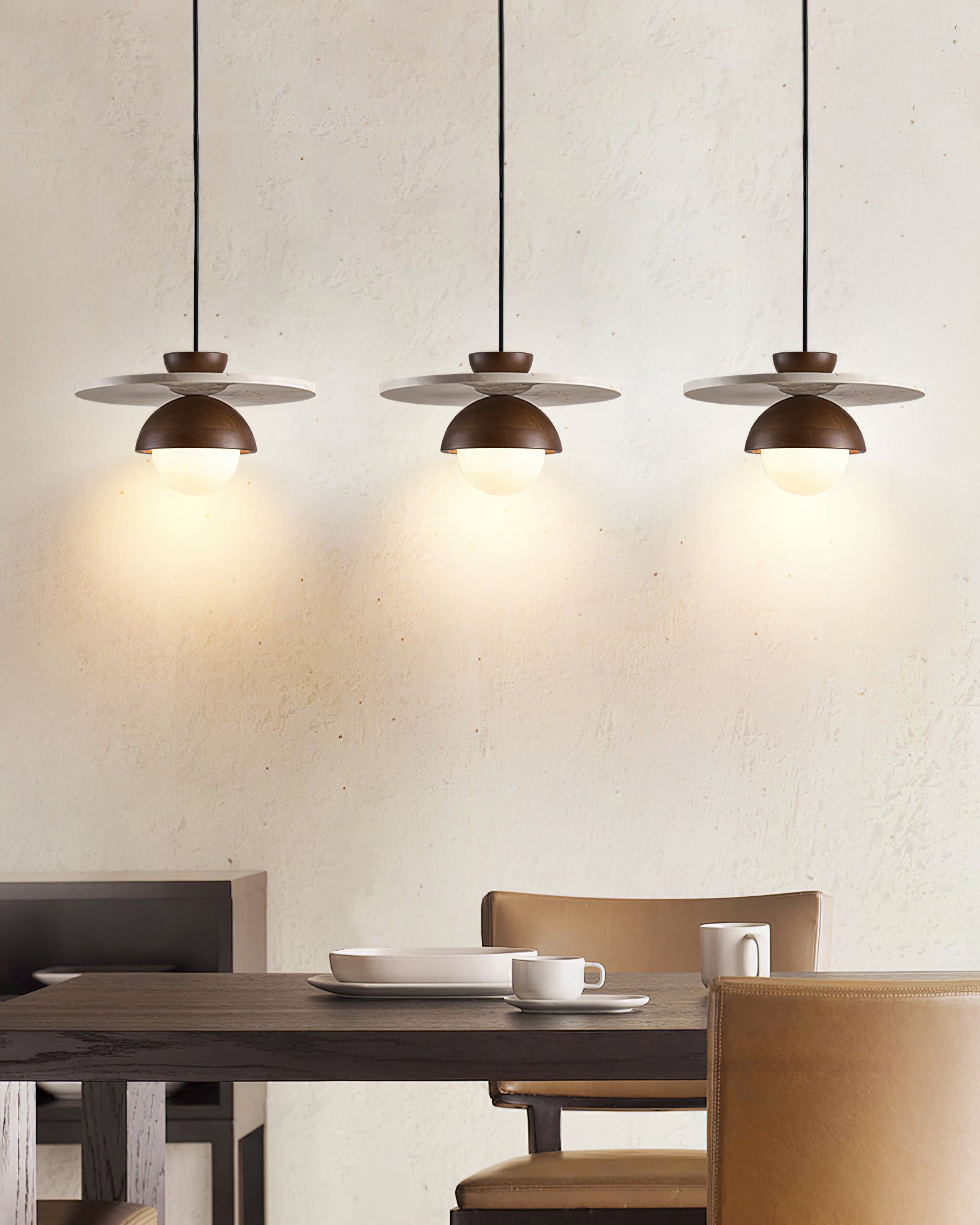 Ritta Travertine Layered Pendant Lamp