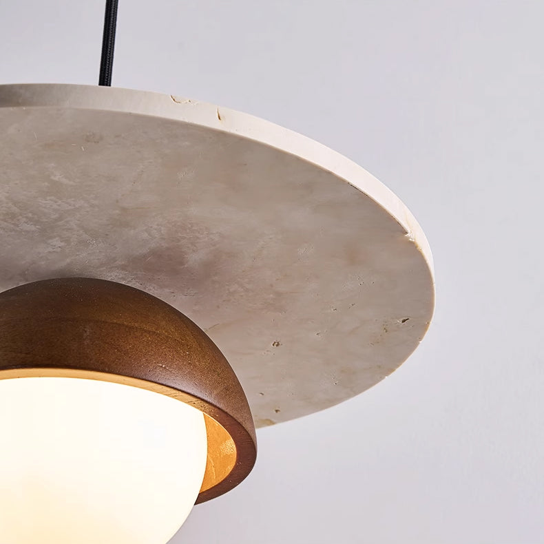Ritta Travertine Layered Pendant Lamp