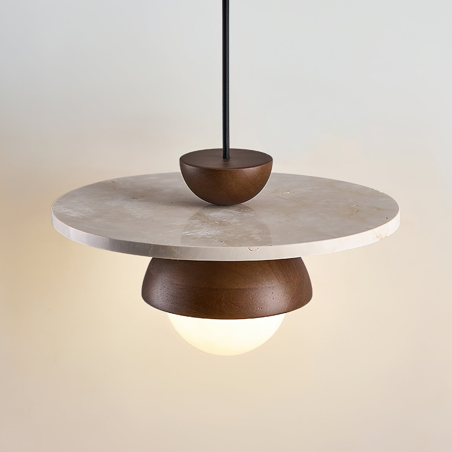 Ritta Travertine Layered Pendant Lamp