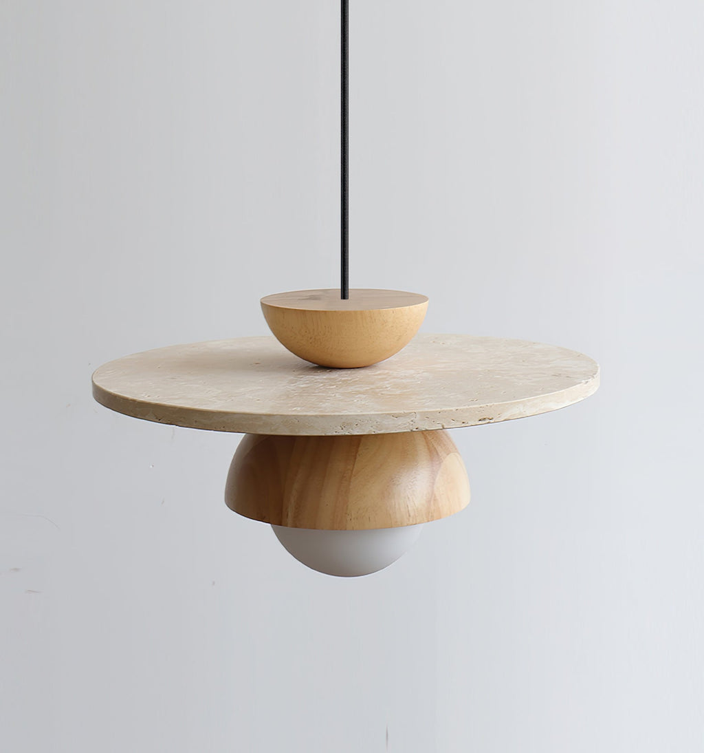 Ritta Travertine Layered Pendant Lamp