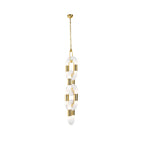 Pendant Light Chain Link Modern Stainless Steel Hanging Lamp