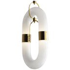 Pendant Light Chain Link Modern Stainless Steel Hanging Lamp