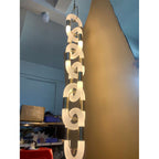 Pendant Light Chain Link Modern Stainless Steel Hanging Lamp