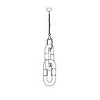 Pendant Light Chain Link Modern Stainless Steel Hanging Lamp