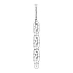Pendant Light Chain Link Modern Stainless Steel Hanging Lamp