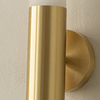 Evtalos Wall Light Cylindrical in Alabaster - Kingsley Beaumont