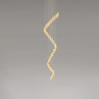 Dike   Alabaster Chandelier Staircase
