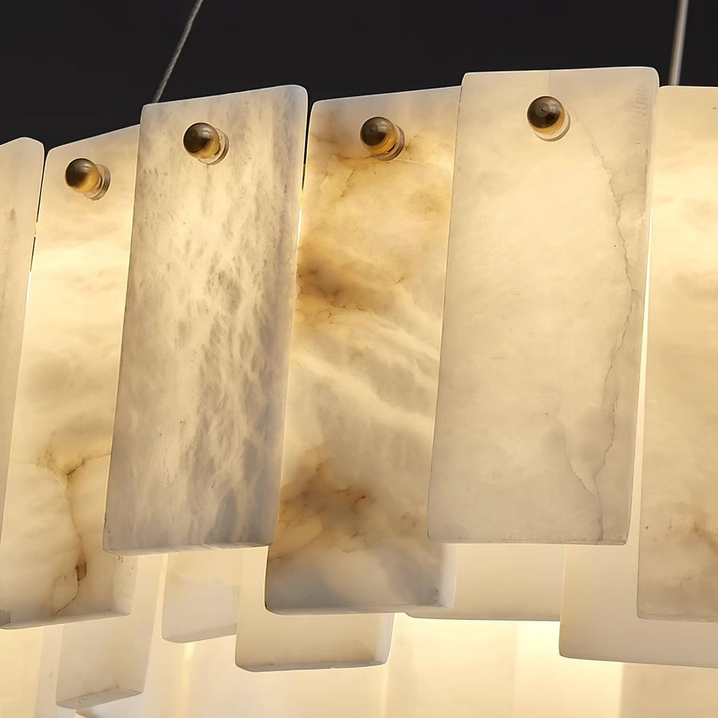 Vodore Chandelier of Luxury in Alabaster - Kingsley Beaumont