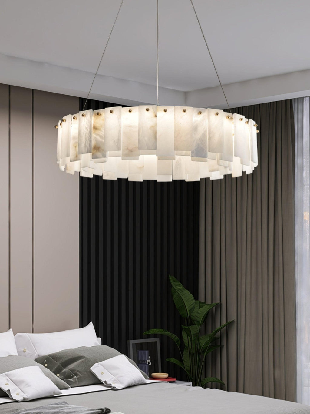 Vodore Chandelier of Luxury in Alabaster - Kingsley Beaumont