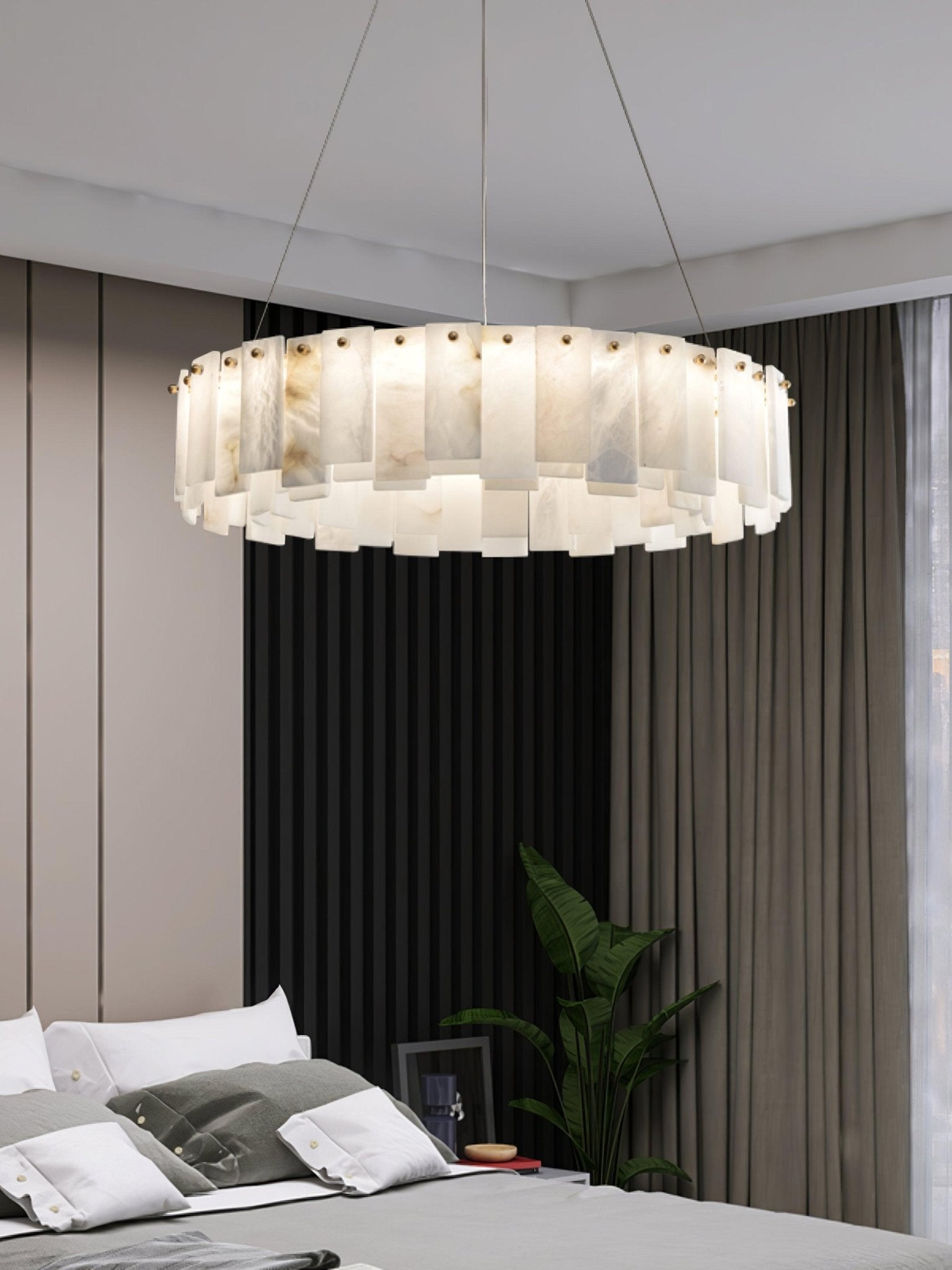 Vodore Chandelier of Luxury in Alabaster - Kingsley Beaumont