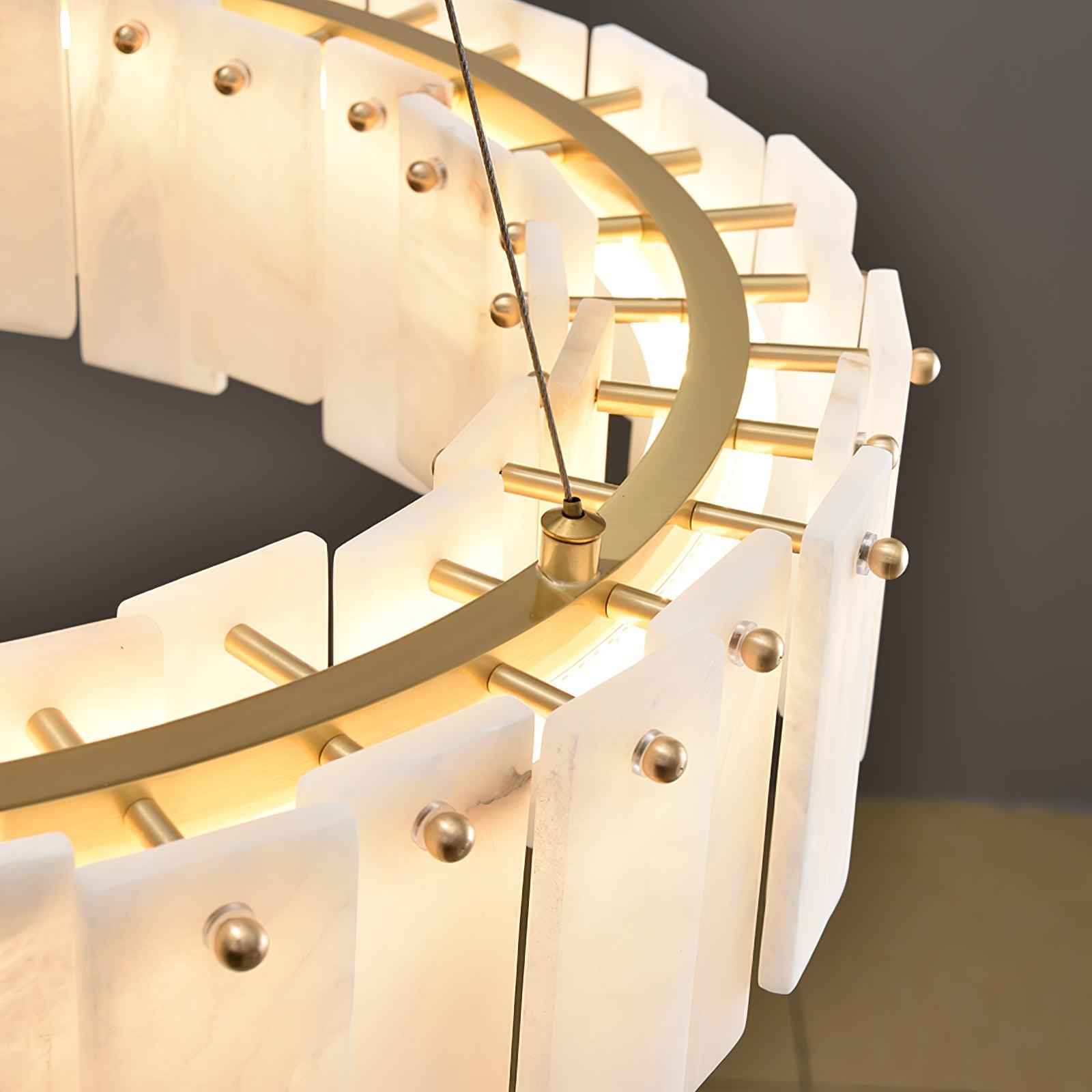 Vodore Chandelier of Luxury in Alabaster - Kingsley Beaumont