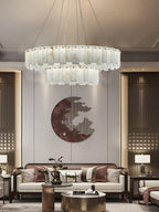 Vodore Chandelier of Luxury in Alabaster - Kingsley Beaumont