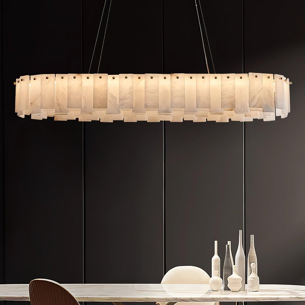 Vodore Chandelier of Luxury in Alabaster - Kingsley Beaumont