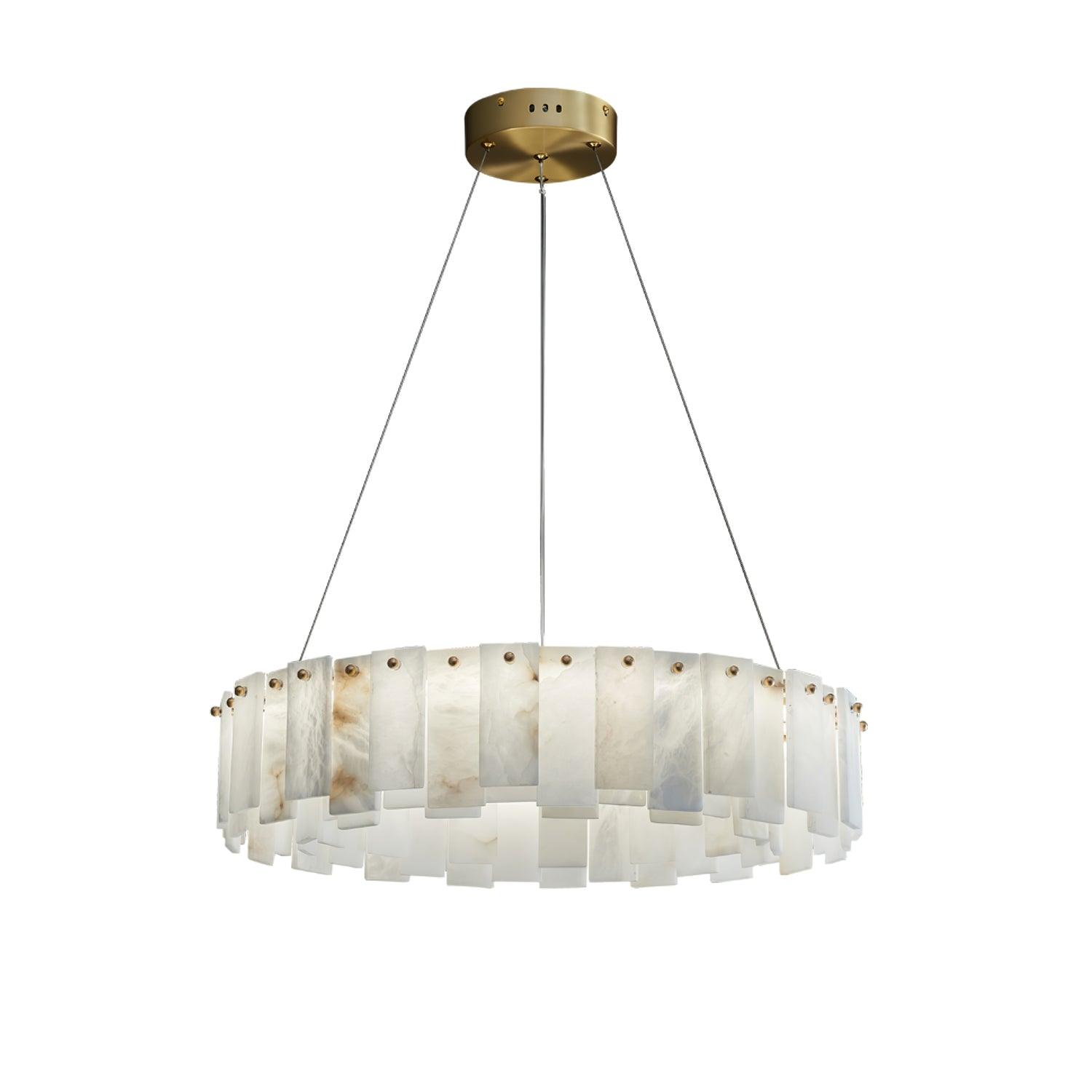 Vodore Chandelier of Luxury in Alabaster - Kingsley Beaumont