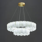 Vodore Chandelier of Luxury in Alabaster - Kingsley Beaumont