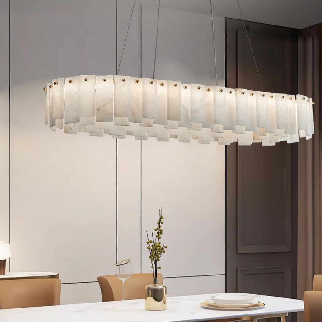 Vodore Chandelier of Luxury in Alabaster - Kingsley Beaumont