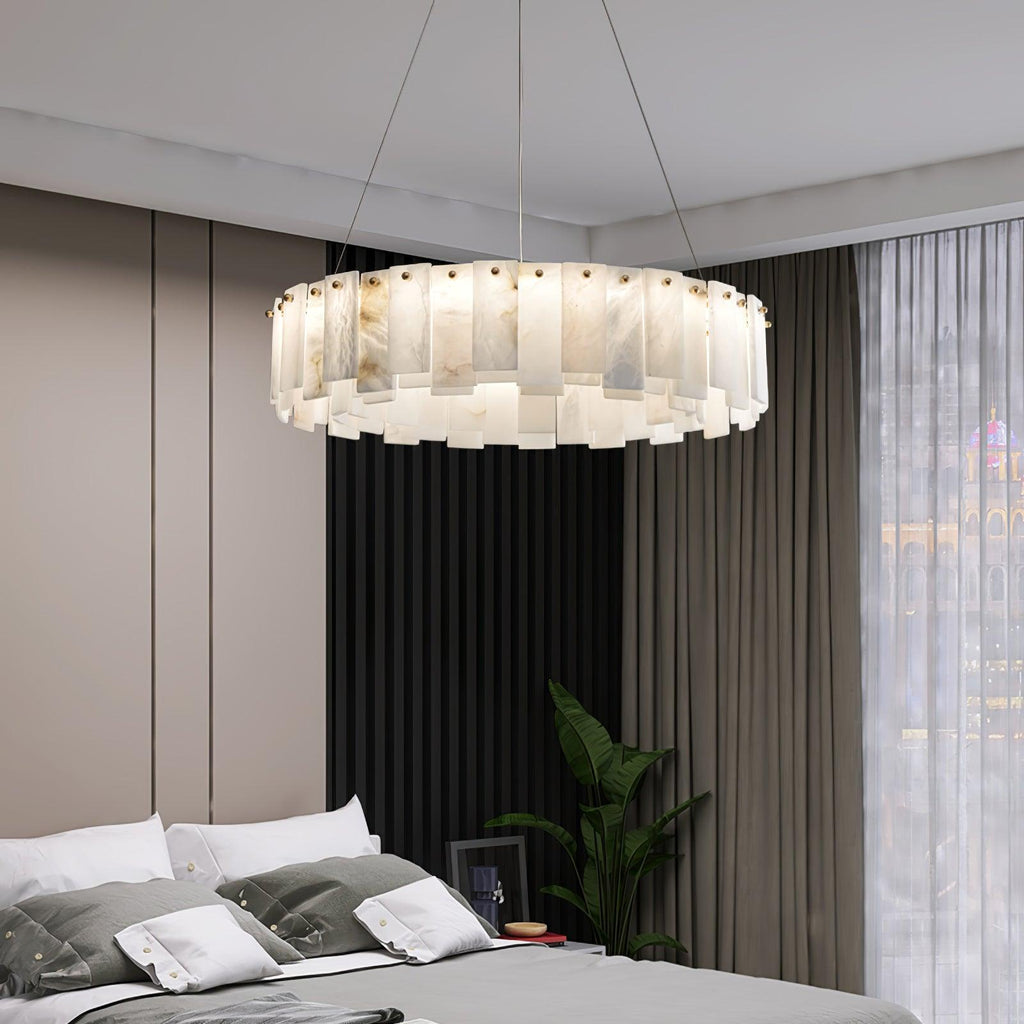Vodore Chandelier of Luxury in Alabaster - Kingsley Beaumont
