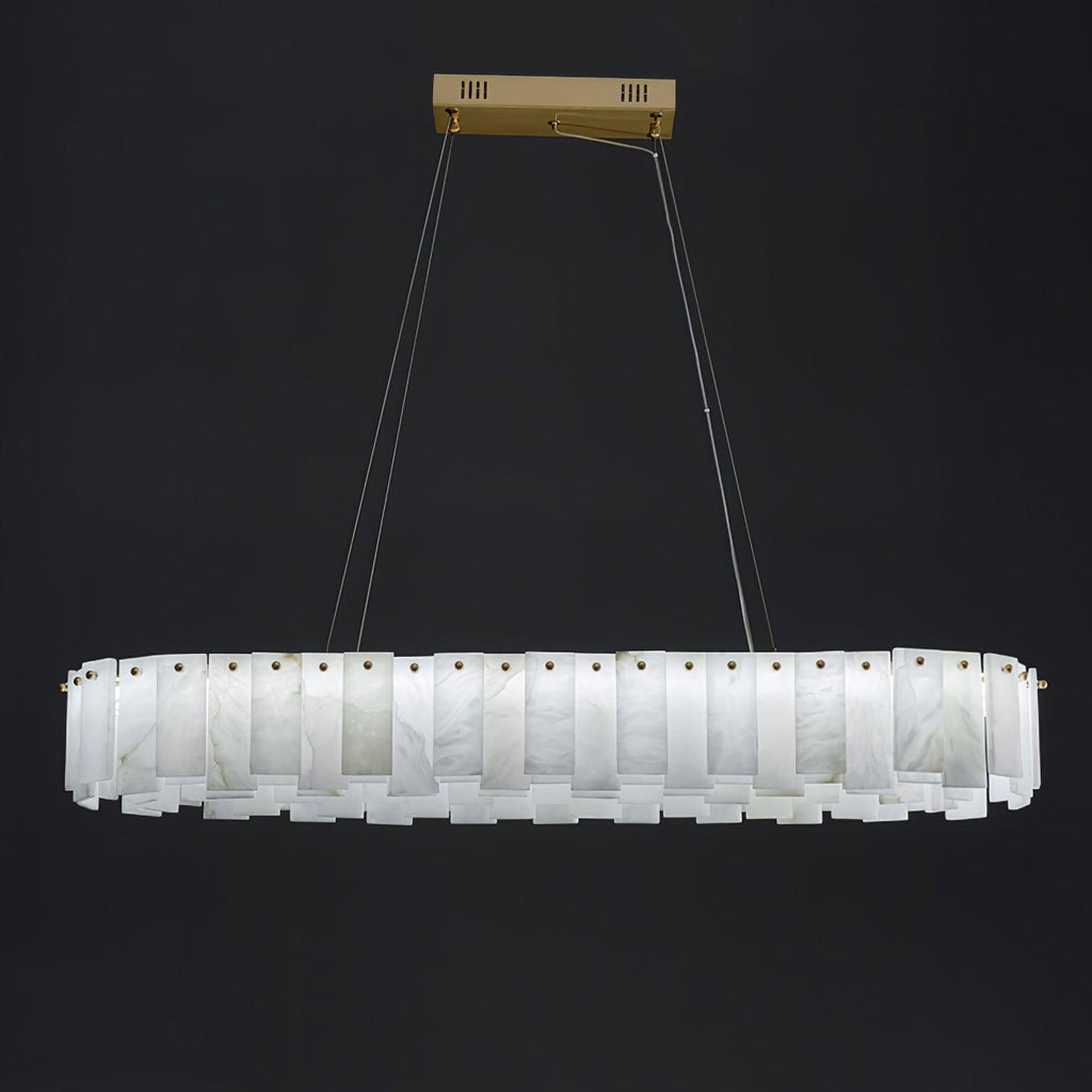 Vodore Alabaster Pendant Light Chandelier
