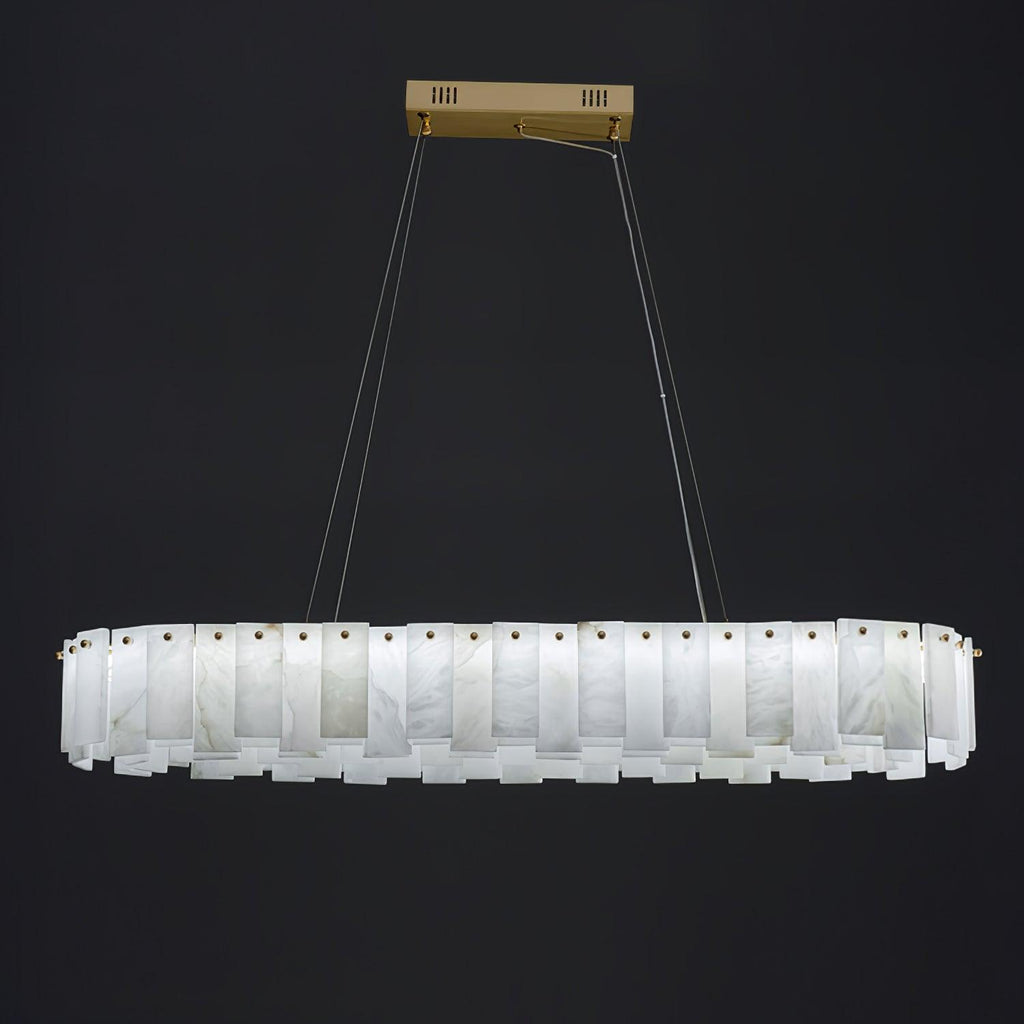 Vodore Chandelier of Luxury in Alabaster - Kingsley Beaumont