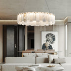 Vodore Chandelier of Luxury in Alabaster - Kingsley Beaumont