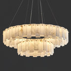 Vodore Alabaster Pendant Light Chandelier