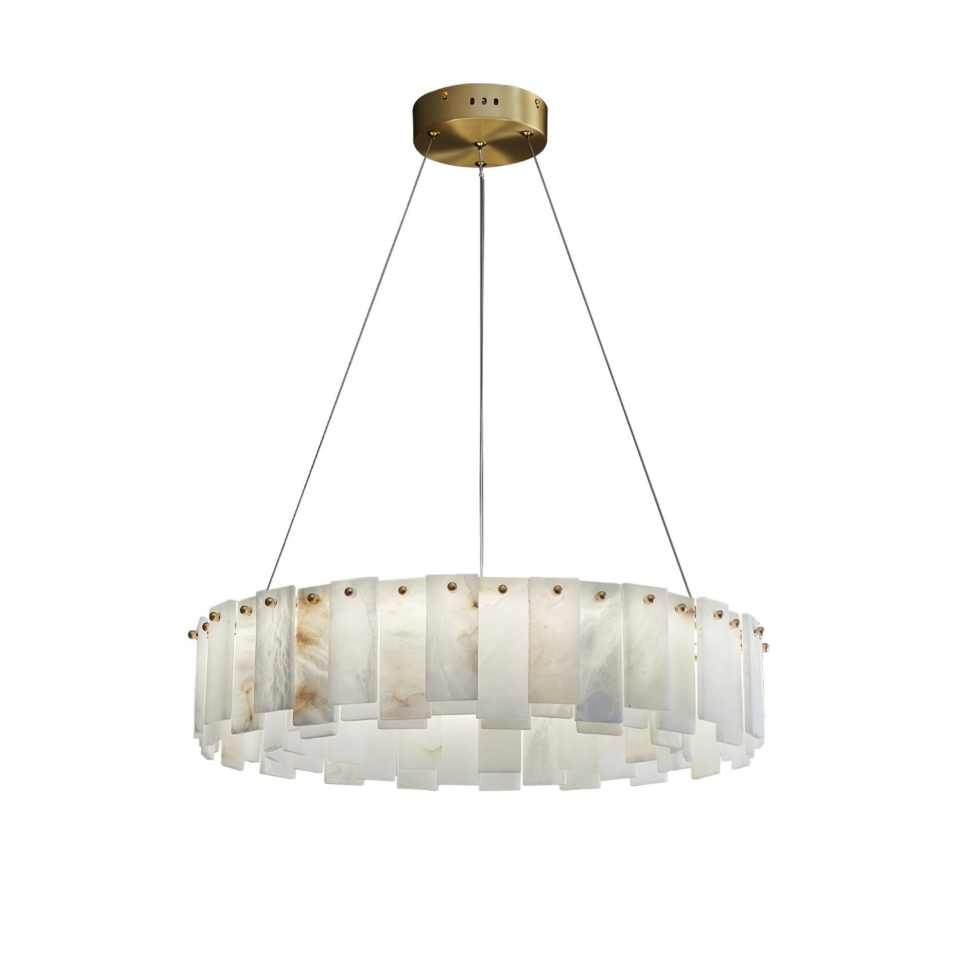 Vodore Chandelier of Luxury in Alabaster - Kingsley Beaumont