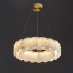 Vodore Chandelier of Luxury in Alabaster - Kingsley Beaumont