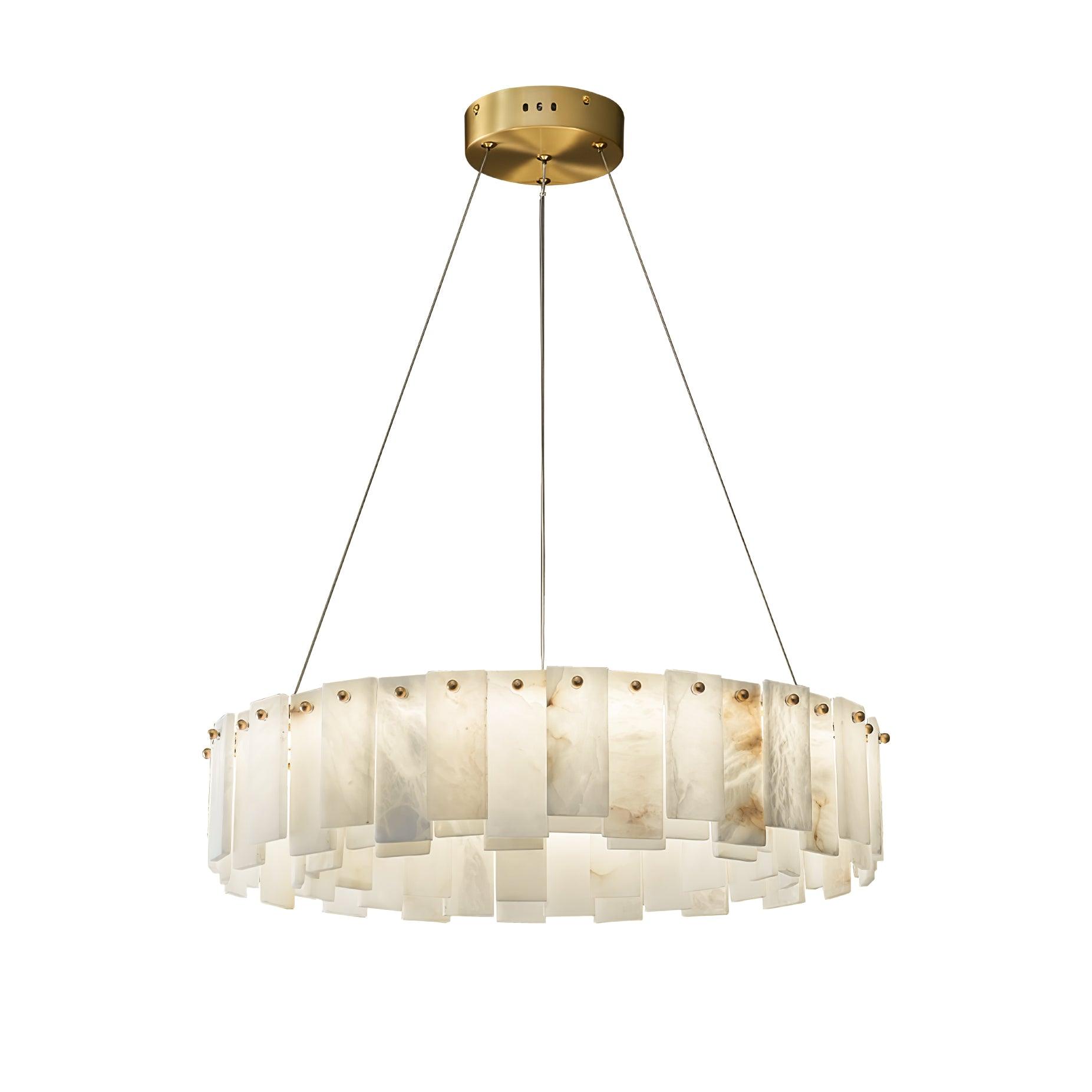 Vodore Chandelier of Luxury in Alabaster - Kingsley Beaumont