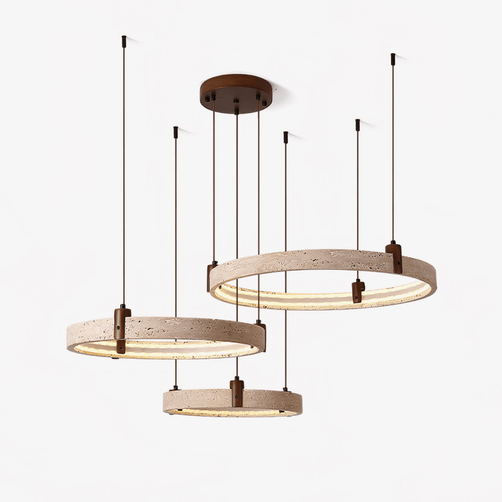 Orvinir Travertine Chandelier