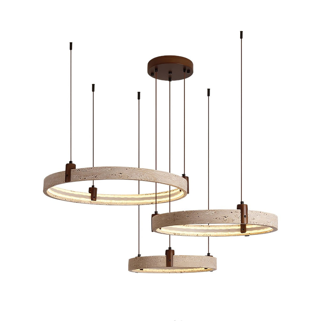 Orvinir Travertine Chandelier
